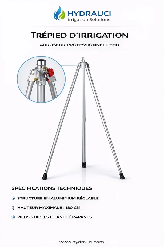 Support trépied pour micro-asperseur – hauteur 1,3 m