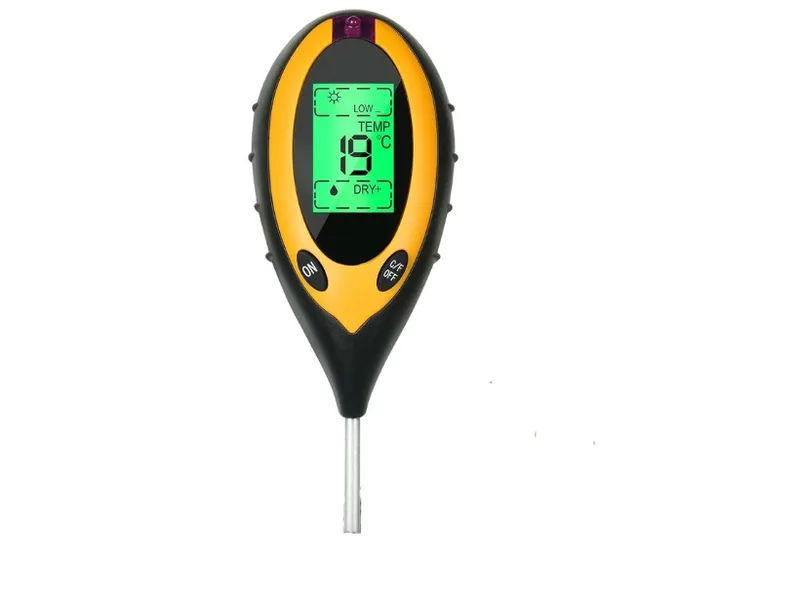 Testeur de sol 4 en 1 (humidité, pH, lumière, température)